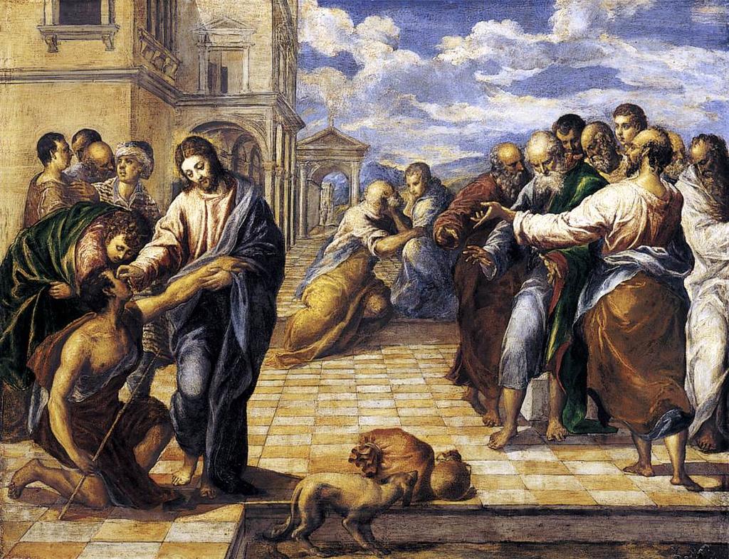 IV DOMENICA DI QUARESIMA (anno A) El Greco, Gesù Cristo guarisce il cieco nato, c.