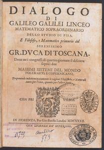 Scrive il libro Dialoghi sopra i massimi sistemi del mondo tolemaico e copernicano.