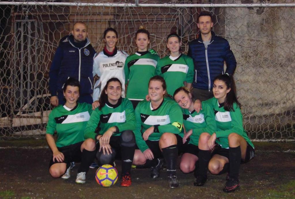 CAMPIONATO 2018/2019 FEMMINILE DI BUON LIVELLO.. S ono sette su sette incontri disputati le vittorie ottenute dalle Vecchie Glorie Angolo nel campionato di calcio femminile del CSI.