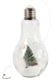 con albero e led 9 x 9 x 17,5 cm