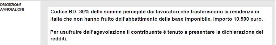 Il contribuente decide di avvalersi dell agevolazione.