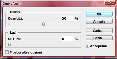 REGOLAZIONI AUTOMATICHE (Ombre/Luci) Photoshop contiene un gran numero di funzioni automatiche che ci permettono di correggere le immagini senza alcuno sforzo.