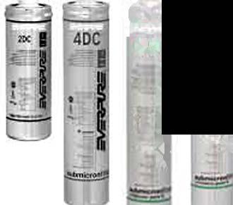 li KDF Batteriostatico inibisce e ritarda drasticamente la formazione di batteri e del calcare. 2K Plus EV 9612-66 4K Plus EV 9612-76 1.9 L/min 5.678 litri 2 size 1.9 L/min 11.