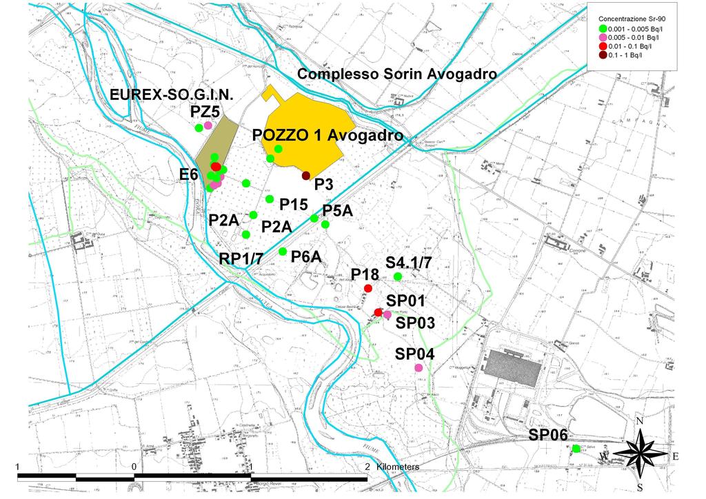 Figura 11.1 Distribuzione dei punti di prelievo della campagna straordinaria settembre-ottobre 2007.