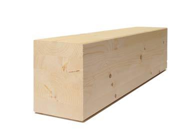 LEGNO LAMELLARE Il legno lamellare THEURL è composto da un minimo di due lamelle.