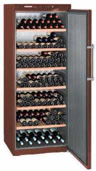 Cantine Climatizzate GrandCru 75 70 70 70 WKt 6451 GrandCru WKt 5552 GrandCru WKt 5551 GrandCru WKes 4552 GrandCru Classe di efficienza energetica: n Consumo energetico in 365 giorni / 24 ore: 118 /