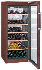 Cantine Climatizzate GrandCru 70 70 43 WKt 4552 GrandCru Classe di efficienza energetica: m Consumo energetico in 365 giorni / 24 ore: 133 / 0,364 kwh N max.