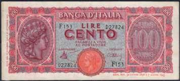 000 Lire - Provvisorio (testina) 04/08/1945 - Alfa 750; Lireuro 61A RRRR -