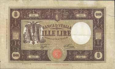 - Azzolini/Urbini - Macchioline qspl 250 3859 100 Lire - Barbetti 21/11/1933 - Fascio