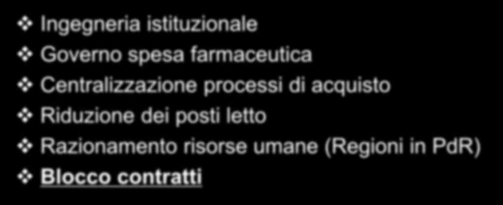 COME SI È RAGGIUNTA LA SOSTENIBILITÀ?