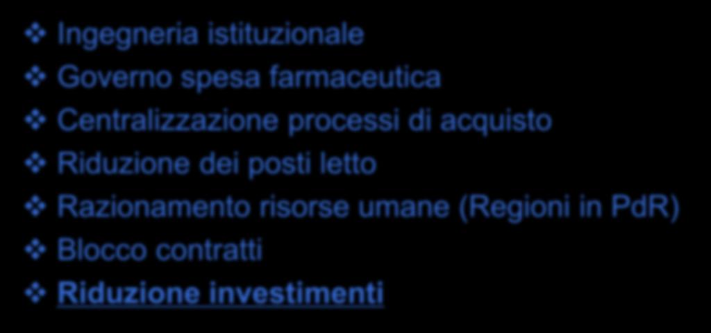 COME SI È RAGGIUNTA LA SOSTENIBILITÀ?