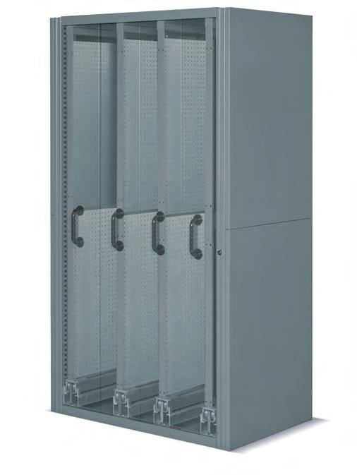SYSTEM SR Scaffali porta attrezzi a cassetti verticali armadi