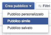 Come generare un Pubblico Simile Vediamo quindi passo passo come creare questi pubblici simili.