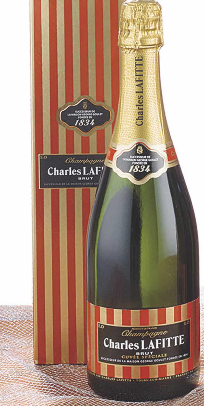 Spumanti, Champagne e Distillati Confezione 9G043 Astuccio litografato: 1 Champagne Charles Lafitte Brut Unità di