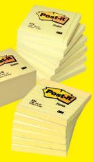 Post-it Giallo canary Codice Formato mm Conf. pz.