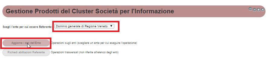 A questo punto si presenterà una schermata in cui si andranno a compilare tutti i dati dell ente e dei vari prodotti che si desiderano