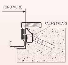 porte antiacustiche porte con telaio per applicazione in tunnel La porta ha un telaio a battuta piatta su tre lati in profilo di acciaio zincato e verniciato.