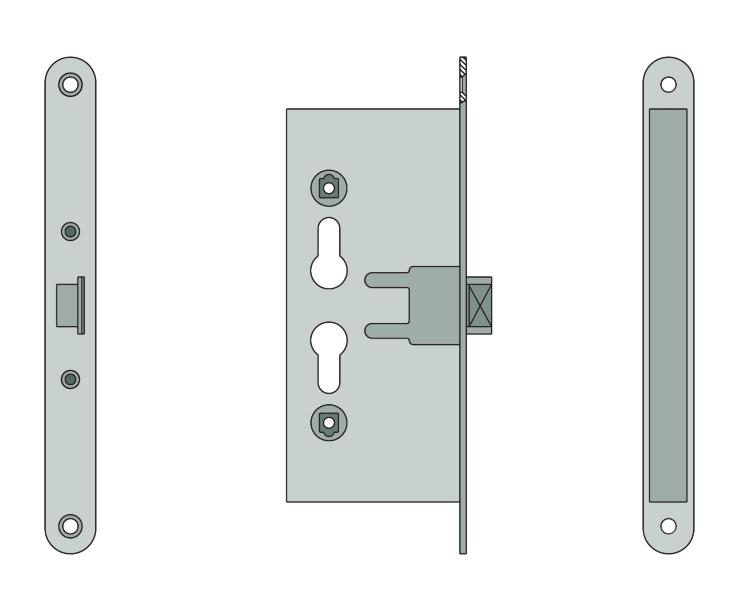 Reversible panic mortice lock case fire rated PN820 0 65 960 65 85 45680 65 090 670 65 85 A