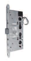 Reversible electric panic mortise lock case fire rated Rev.