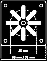 Flangia F24 Flangia F25 Piede d arredamento Art. PI01 Sez.piede.