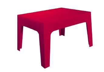 Rosso Tavolino Modello: Vitro Lounge W Specifica 1: 76x56x h 43 Specifica 2: Bianco