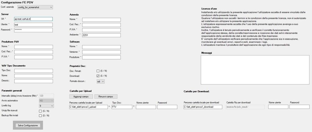 CARATTERISTICHE GENERALI DEI SINGOLI PROGRAMMI L applicazione è composta da 3 programmi: Programma config_fe_pdv.