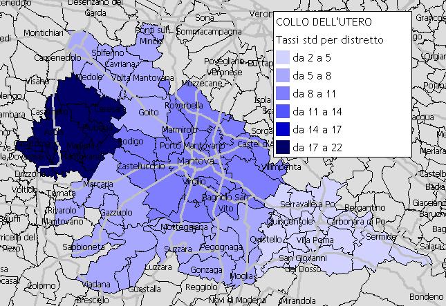 per il tumore dell ovaio e dello stomaco.