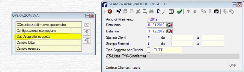 partita iva devono avere il codice stato italiano e saranno incasellati nei corretti quadri. Es.