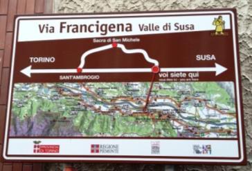 Si trova inoltre lungo il tracciato della Via Francigena della Valle di Susa ed è