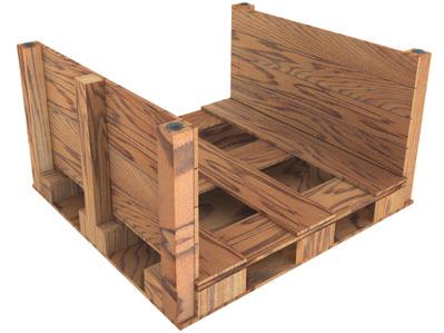 Crate 1200x2400: Overall dimensions: 268x135,6x35,8 cm Weight: 82 kg Pallet + sides 1200x1200: Overall dimensions: 143x123x63 cm Weight: 53 kg 36 slabs Overall dimensions: 250x75x159 cm Weight: 155