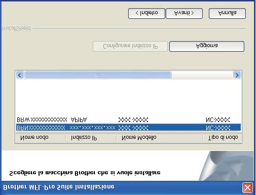 Per utenti di Windows XP SP2/XP Professionl x64 Edition/Windows Vist : qundo ppre quest schermt, scegliere Modificre le impostzioni dell port Firewll per ttivre l connessione in rete e procedere con