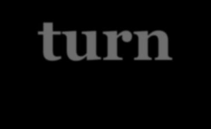 Not more of the same, but a real U-turn Specialisti Coordinamento M.M.G.