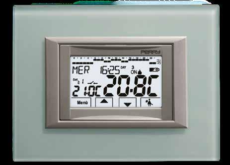 2 C o modulante con periodo di controllo da 7-20 min 4 programmi preimpostati modificabili Livelli temperatura 3 + antigelo Temperatura manuale autonoma Temperatura regolabile per set di 0.