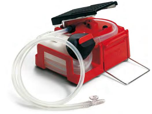 ASPIRAZIONE Aspiratore MANUVAC Emergency Medical Systems Efficacia dimostrata anche per i momenti d emergenza Robusto, stabile, non necessita di manutenzione ed è semplice da utilizzare con l ausilio