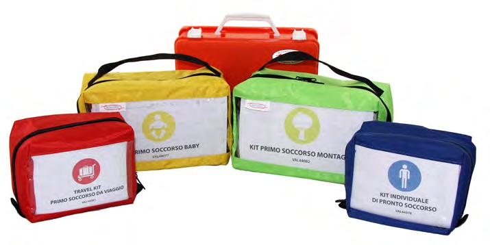 soccorso da viaggio completo del materiale necessario per prestare il primo soccorso in situazioni di emergenza non gravi. Ideale da viaggio, grazie anche a dimensioni e peso contenuti.