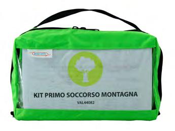 MEDICAZIONE YEARS 1987-2017 Kit di primo soccorso da montagna completo del materiale necessario per prestare il primo soccorso in situazioni di emergenza non gravi.