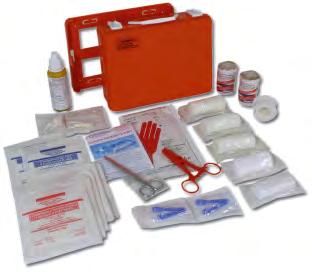 sterili misura M 1 forbice di pronto soccorso 1 flacone di pharmaiodio da 125 ml Dimensioni: 27x12x9 cm circa Set completo per parto d emergenza in valigia, contenente: 1 pinza Clamp 2 pinzette