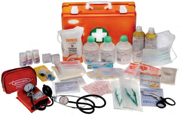 MEDICAZIONE Valigia di medicazione D.M. 388/2003 All. 1 Emergency Medical Systems Valigetta di medicazione per aziende, a norma del DM 388 allegato 1 e D.L. 81 del 09/04/08 art.