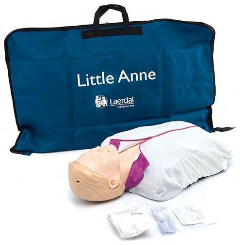 VARIE Little Anne Emergency Medical Systems Little Anne, è un manichino adulto realistico, leggero, economico. Perfetto per un addestramento alla RCP di alta qualità.