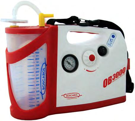 ASPIRAZIONE OB 3000 medical suction unit Emergency Medical Systems Nuovo aspiratore medicale di secreti OB 3000 Pompa di aspirazione a doppio pistone Potenza di aspirazione massima 800 mbar ±10%