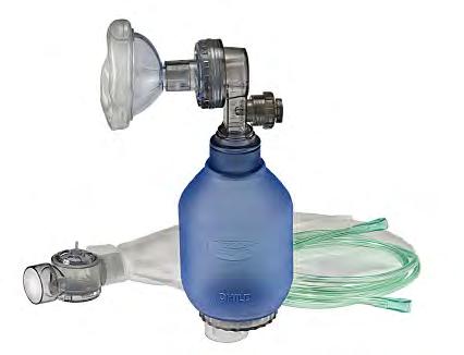 PALLONI E MASCHERE Palloni di ventilazione in PVC monouso Emergency Medical Systems Pallone di ventilazione monouso adulto in pvc Capacità: 1600 ml Valvola paziente con connessione girevole a 360