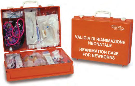 PALLONI E MASCHERE YEARS 1987-2017 Valigia di rianimazione neonatale 2 aspiratore neonatale sterile 1 first aid vuoto 1 sfigmo ped.