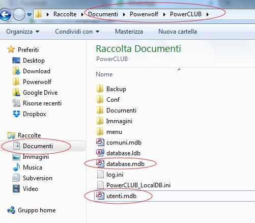 Ricapitolando, se il database è stato installato nella cartella predefinita e si vuole installare su un nuovo pc il programma e adoperare i dati del vecchio computer, bisogna: - Installare l ultima