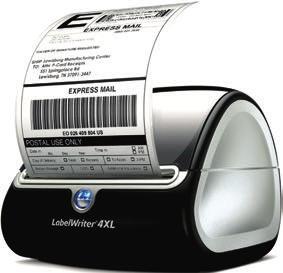 Stampanti per etichette Utilizza etichette LW e nastri D1 Stampante LabelWriter 450 Duo Doppio sistema di stampa: su etichette in carta LW (per buste, pacchi etc.