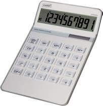 Calcolatrici Calcolatrice pocket MS 80VER II Calcolatrice completa e funzionale con display inclinato per una lettura facilitata e cover metallica.