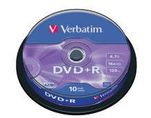 10 CD-RW Jewel Box 12X 15,29 14,29 DVD DVD vergini scrivibili e riscrivibili.