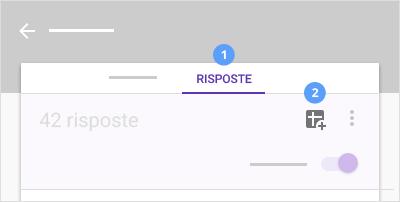 Riunisci tutte le risposte al sondaggio in un unico posto per analizzarle in un secondo momento. Nella scheda Risposte puoi visualizzare le risposte inserite nei moduli.