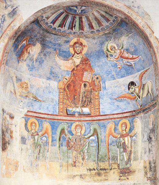 L influenza di Montecassino negli affreschi di Sant Angelo in Formis Montecassino esercitò notevole influenza su un vasto territorio.