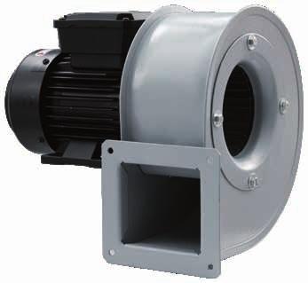 Ventilatori centrifughi pale avanti Forward curved blade centrifugal fans DECRIZIONE GENERALE I ventilatori centrifughi della serie sono adatti per il convogliamento d aria pulita e fumi non