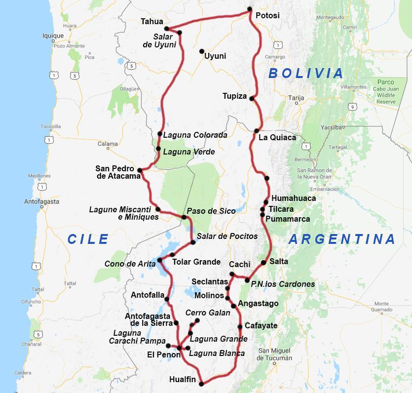 Infine il rientro in Argentina lungo la Quebrada de Huamahuaca. Inoltre villaggi, popoli e folclore nelle più isolate terre andine dell Argentina, Cile e Bolivia.